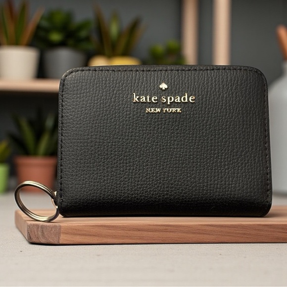 Kate Spade Black Textured Wallet - Picture 1 of 8
